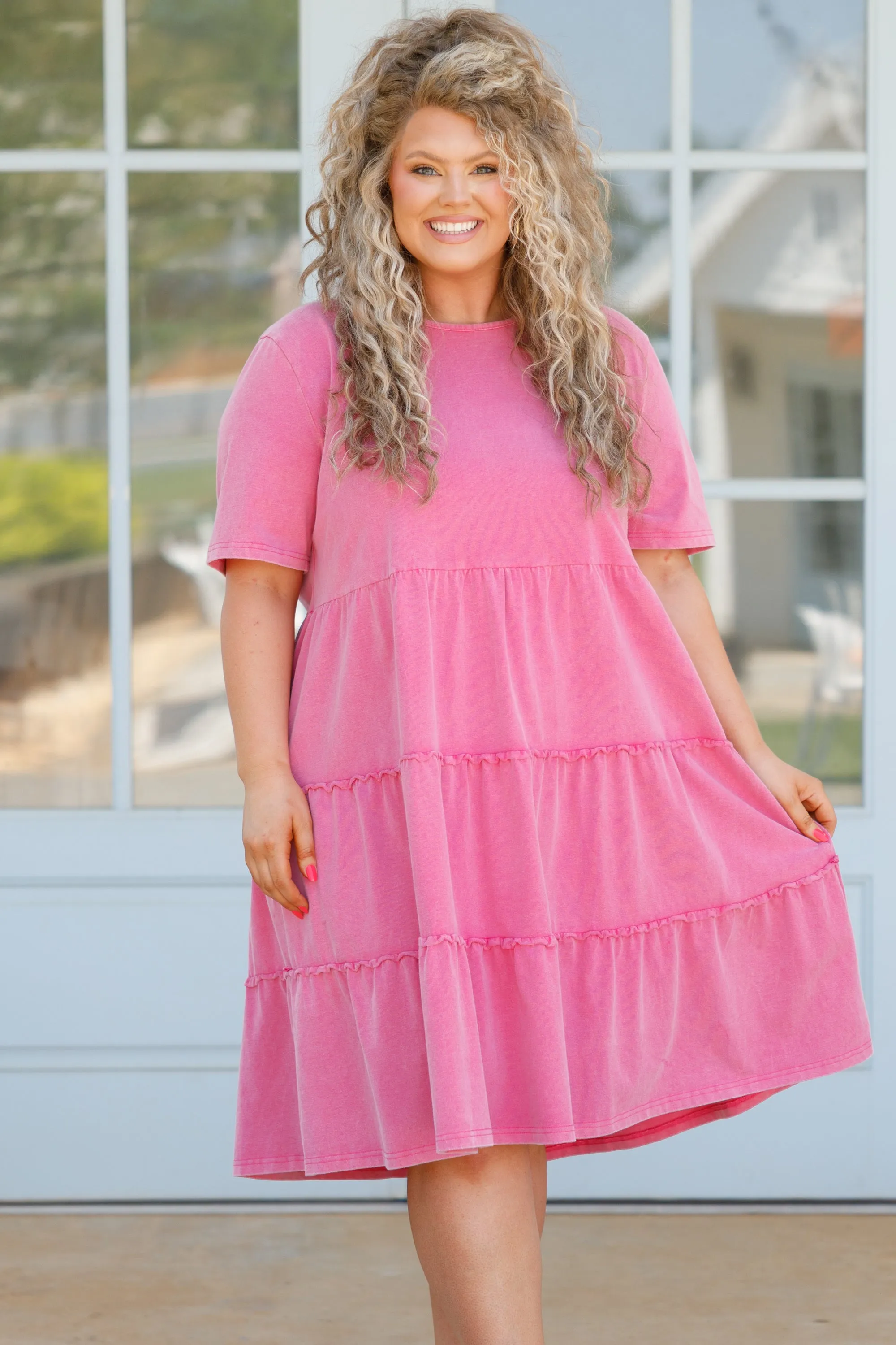 Happier Forever Dress, Pink