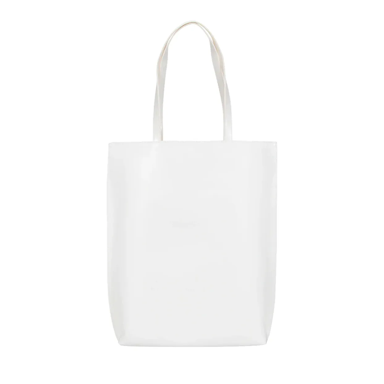 Heart Of NY Medium Tote -White/Gold