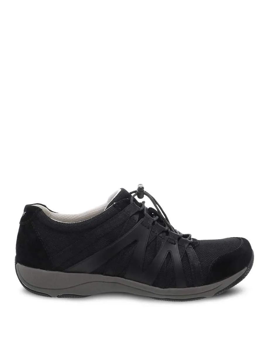  Henriette Multi Purpose WIDE Sneaker in Black/Black Suede  