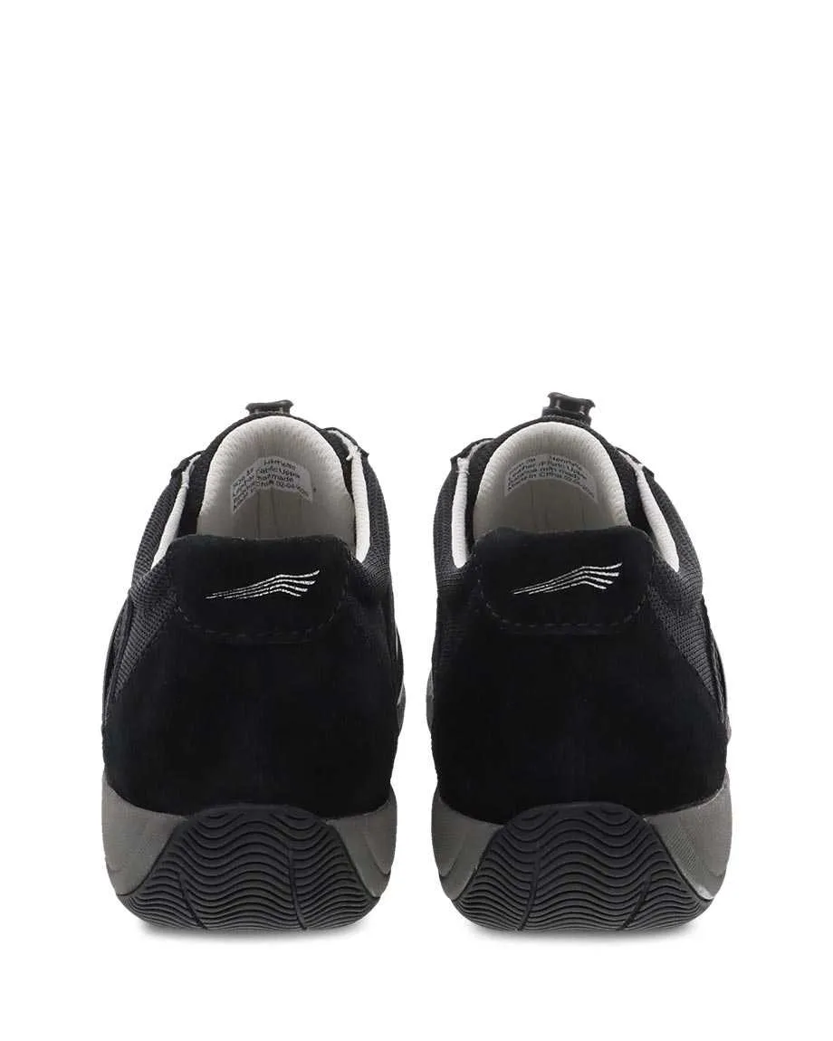  Henriette Multi Purpose WIDE Sneaker in Black/Black Suede  