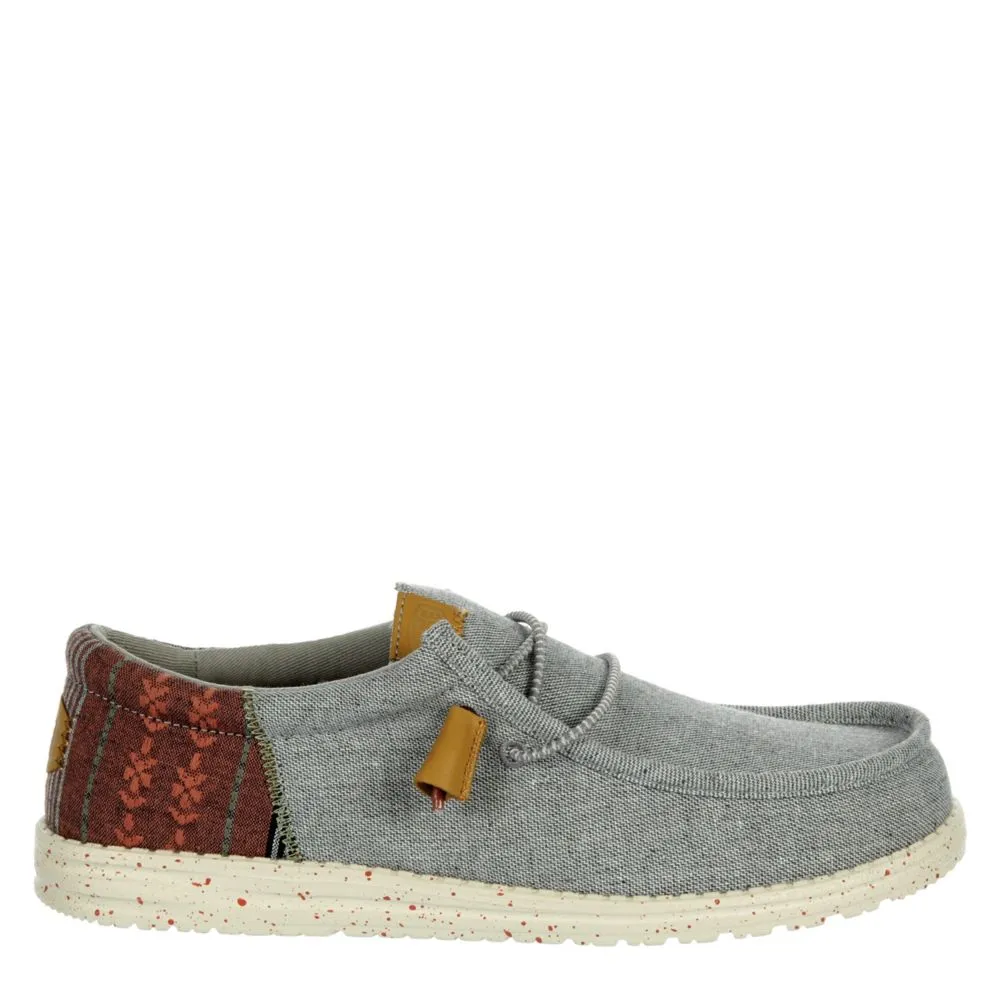 HEYDUDE  MENS WALLY SLIP ON SNEAKER