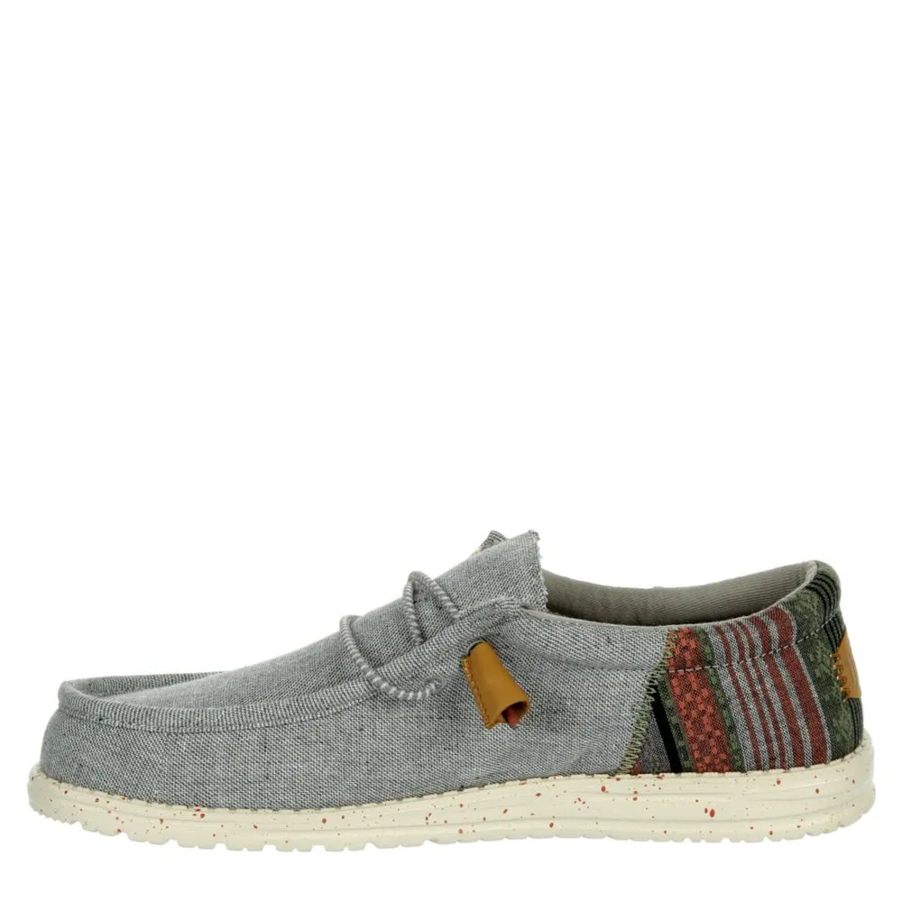 HEYDUDE  MENS WALLY SLIP ON SNEAKER