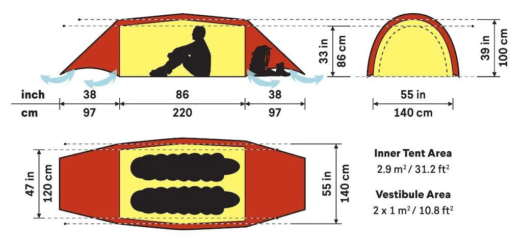 Hilleberg Helags 2 | Two Person Tent | George Fisher UK