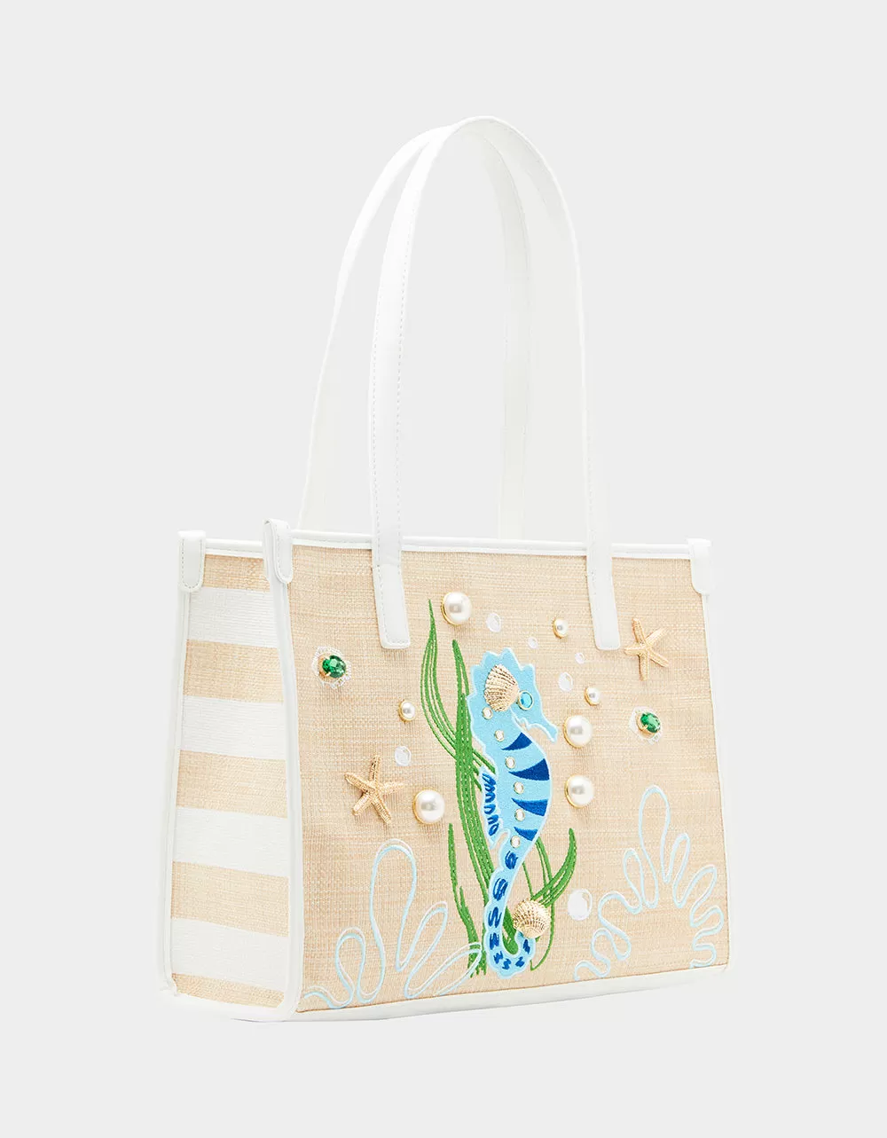 HORSIN AROUND TOTE NATURAL