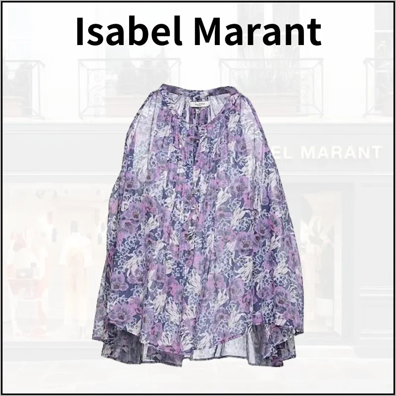 ISABEL MARANT ETOILE  |Flower Patterns Casual Style Sleeveless Long Sleeves