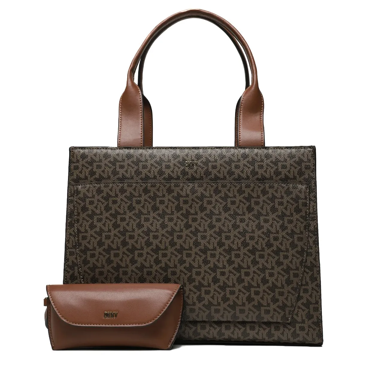 Jeanne Logo Tote -Mocha