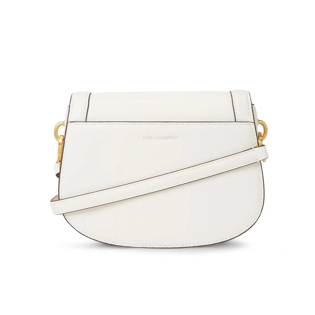 Karl Lock Crossbody Bag -Off White