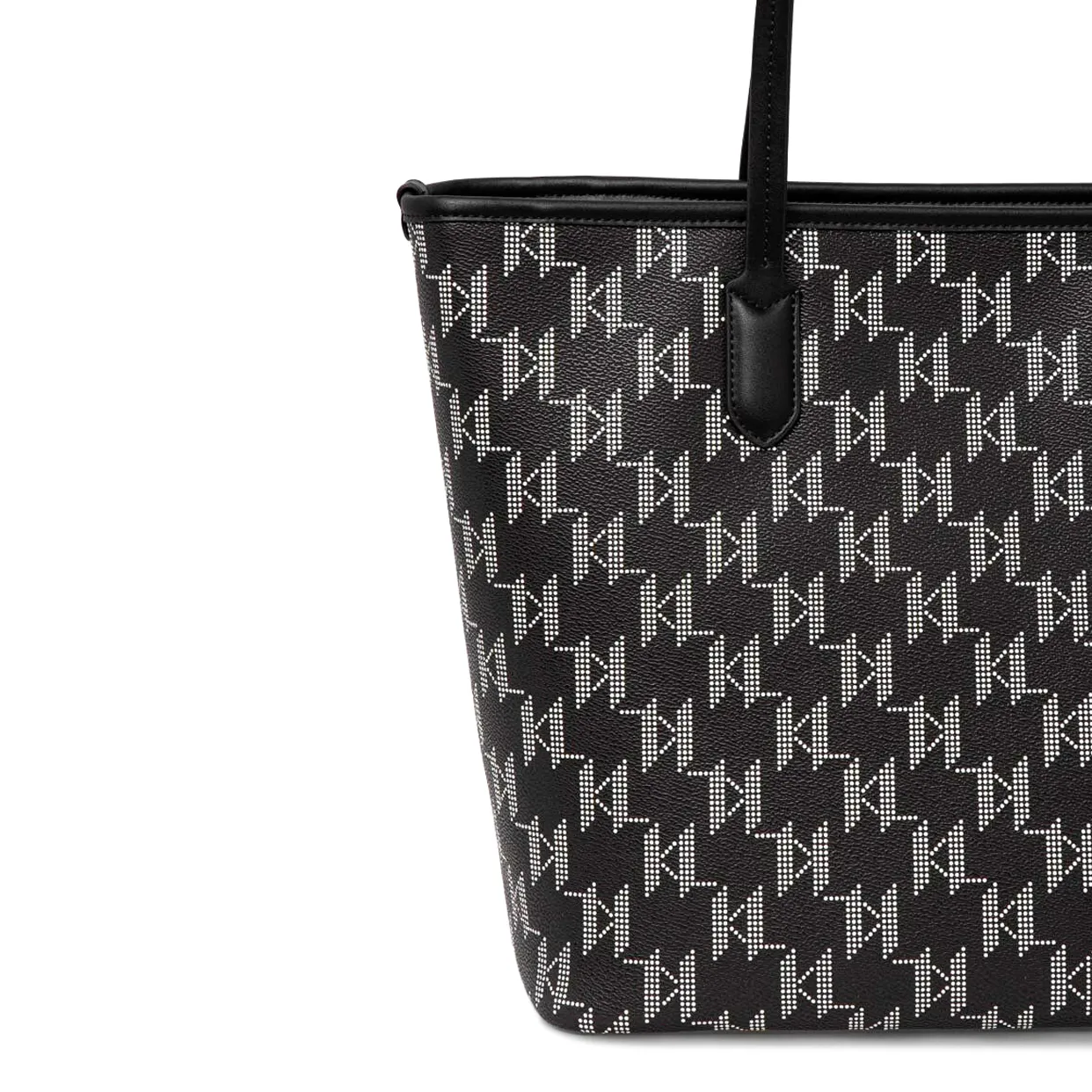 K/Ikonik Monogram Large Tote -Black