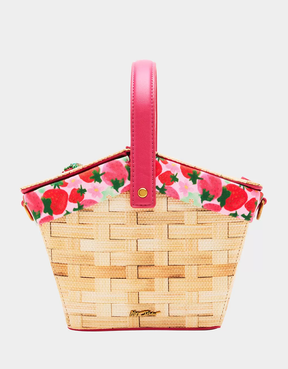 KITSCH FRESH N FRUITY PICNIC BASKET NATURAL