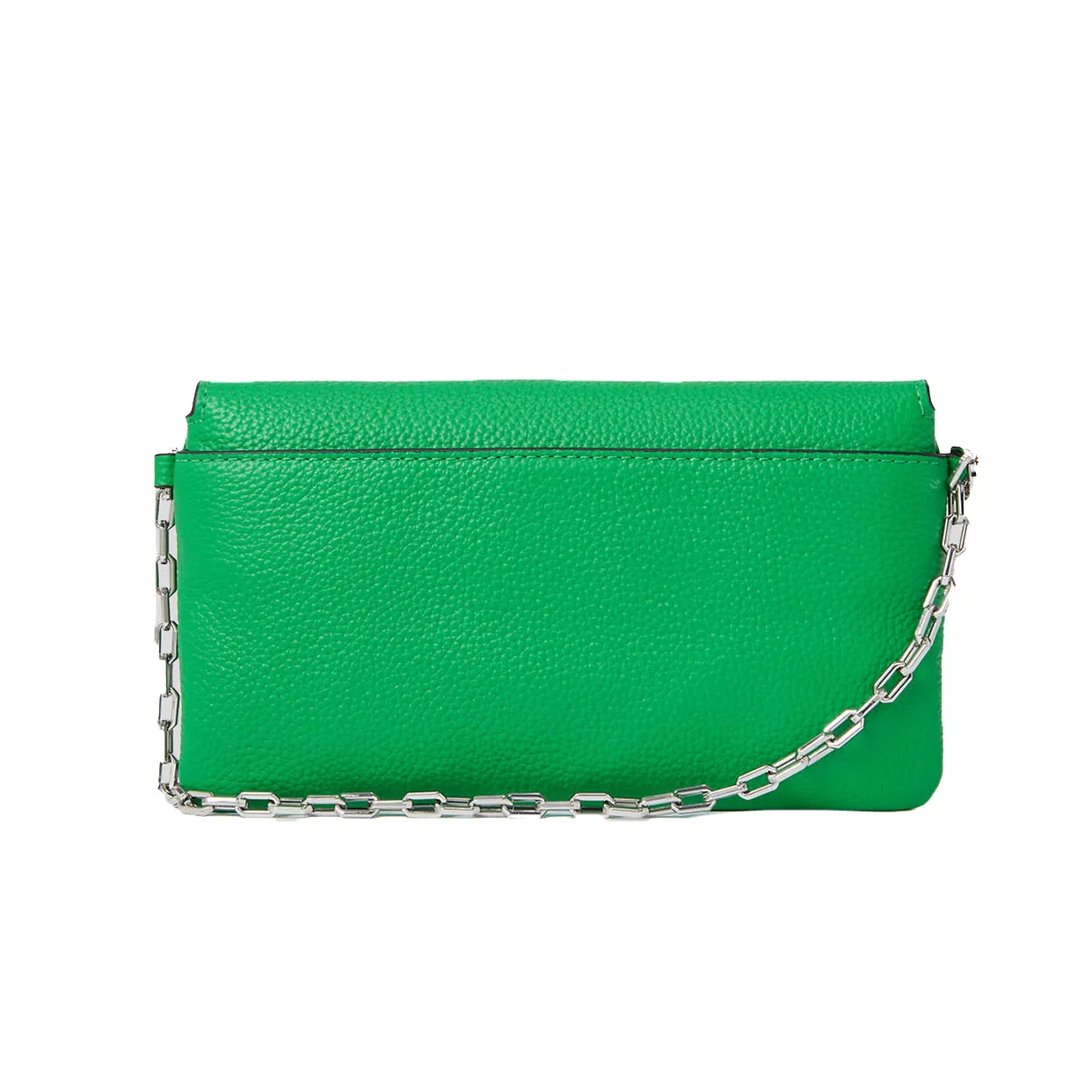 K/Seven Mini Grainy-Leather Crossbody Bag -Green