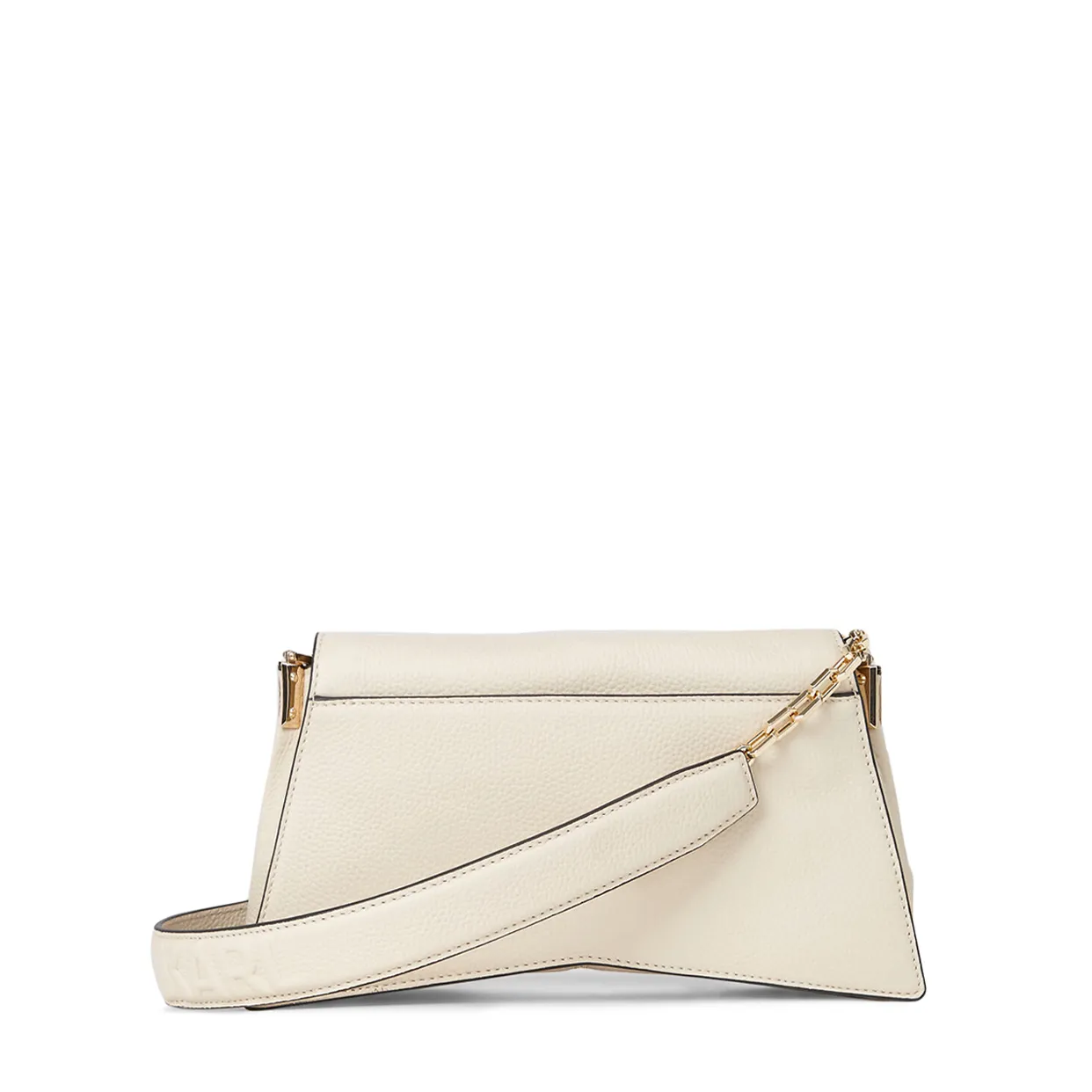 K/Seven Small Grainy-Leather Crossbody Bag -Cream