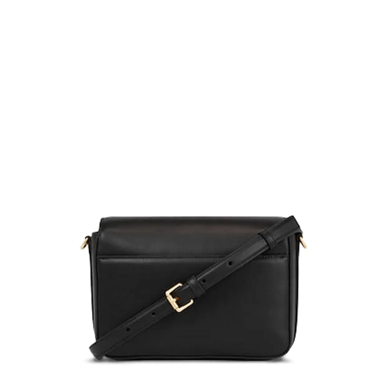 K/Signature Fan Medium Crossbody Bag -Black