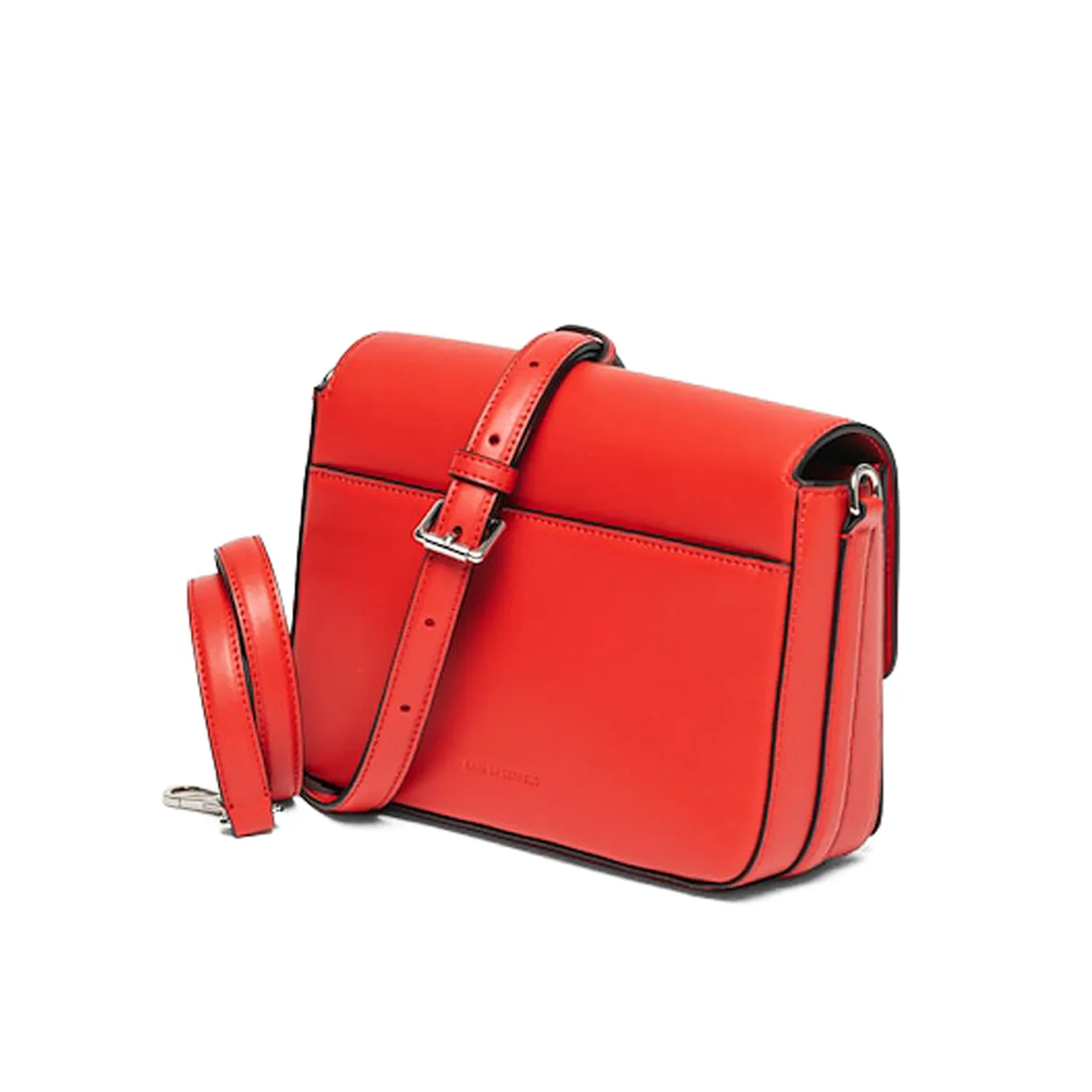 K/Signature Fan Medium Crossbody Bag -Red