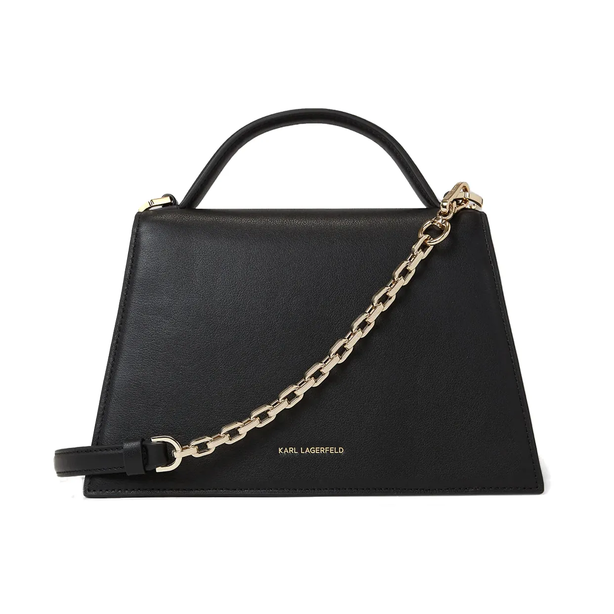 K/Signature Medium Crossbody Bag -Black/Gold