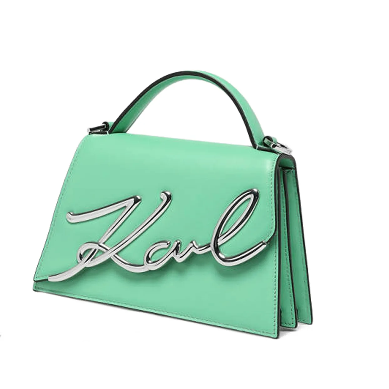 K/Signature Small Crossbody Bag -Sage