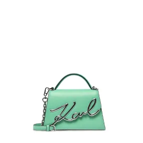 K/Signature Small Crossbody Bag -Sage