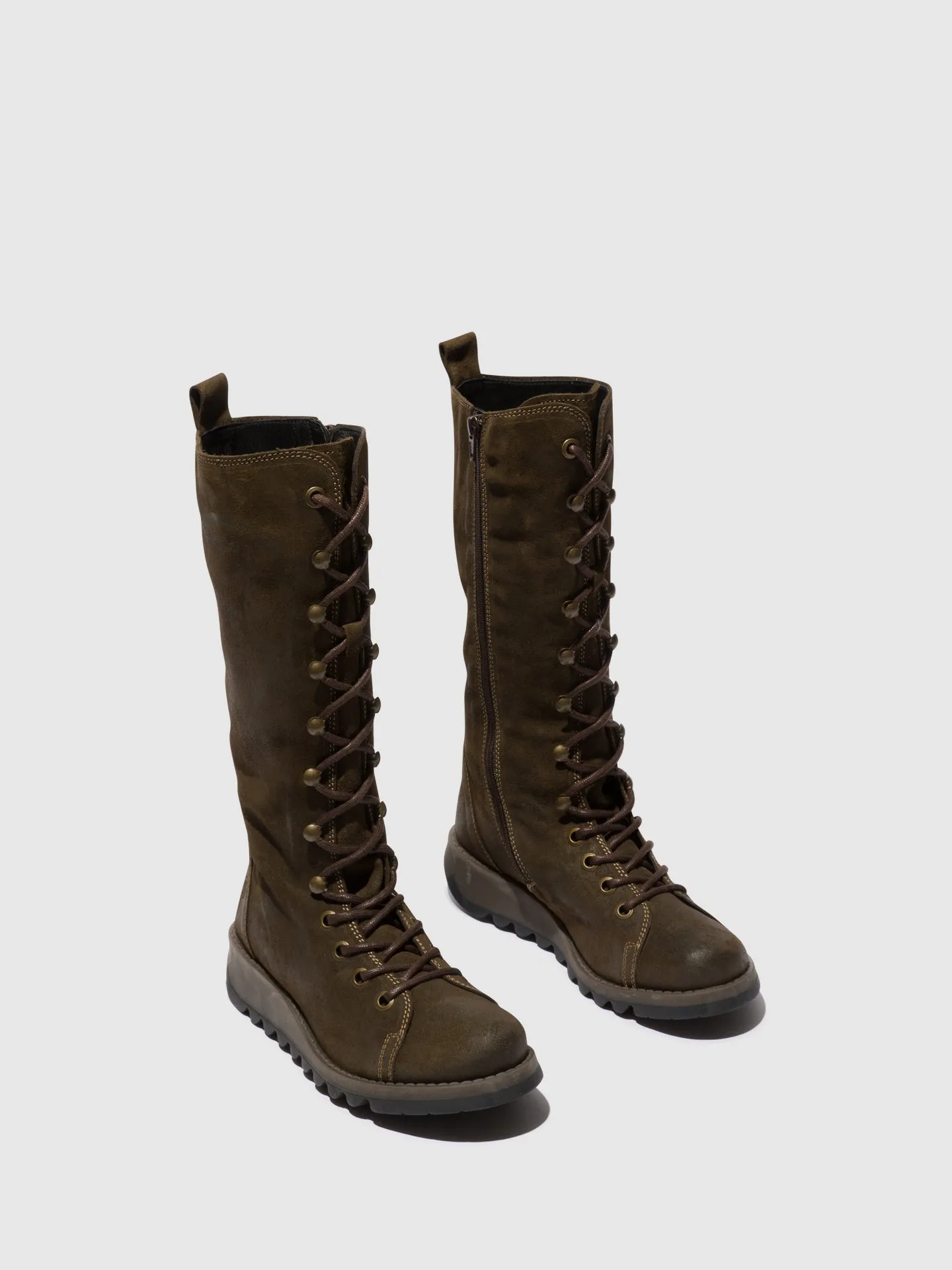 Lace-up Boots SYAS652FLY OILSUEDE SLUDGE