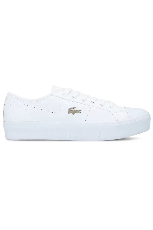 Lacoste Women Gold Logo Sneakers White