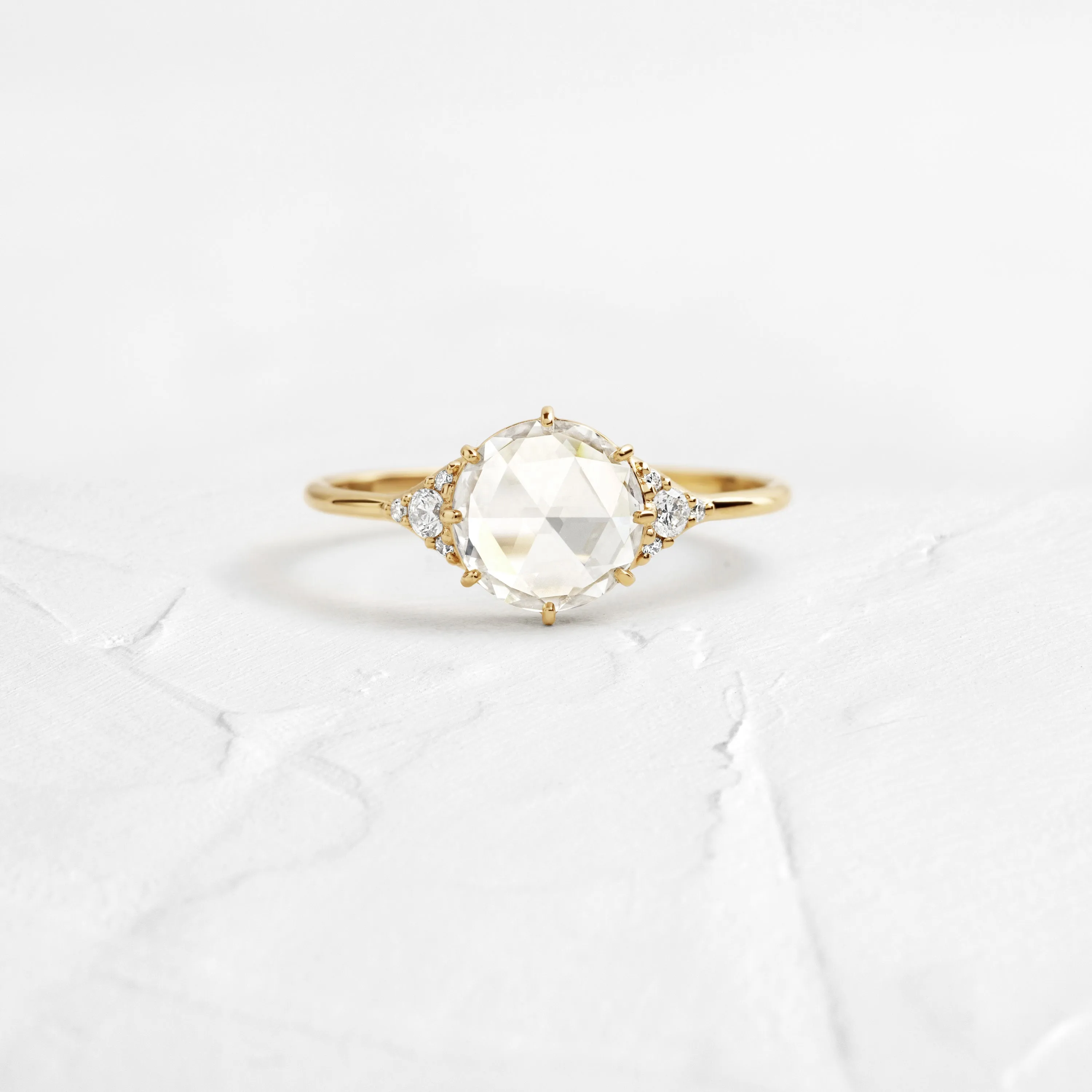 Lady's Slipper Ring, Rose Cut