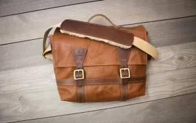 Leather Messenger Bag