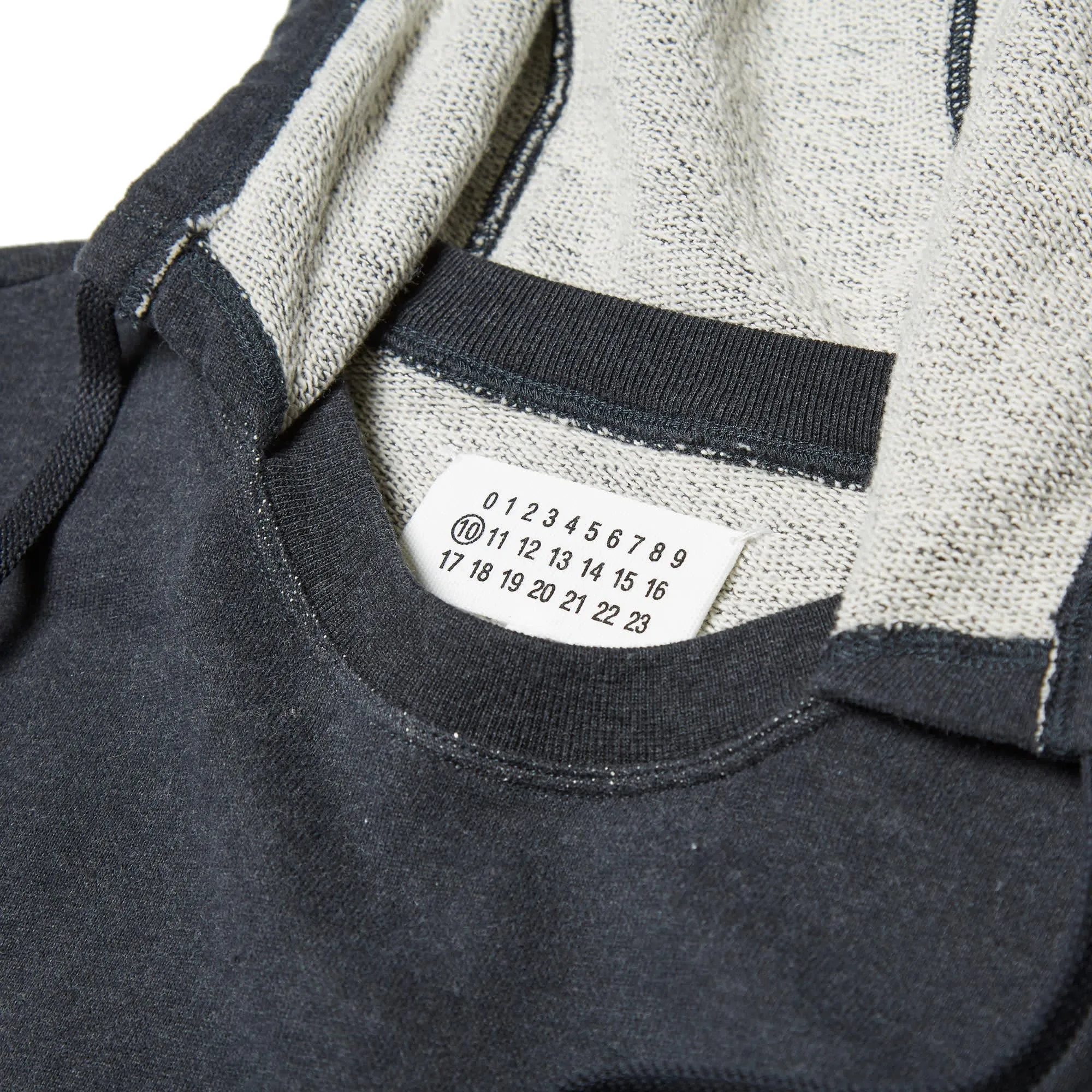 Maison Margiela 10 Compass Elbow Patch HoodyDark Grey