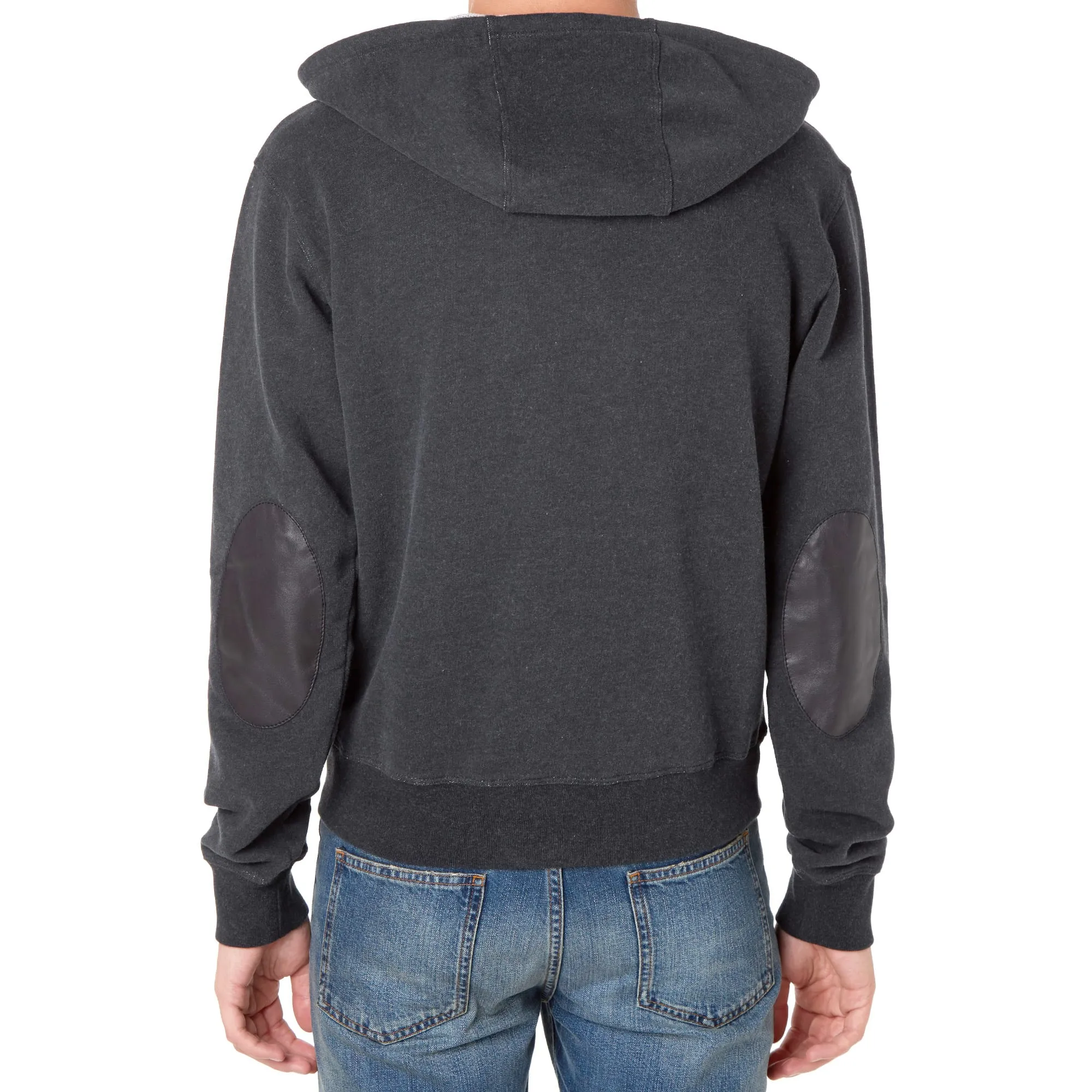 Maison Margiela 10 Compass Elbow Patch HoodyDark Grey