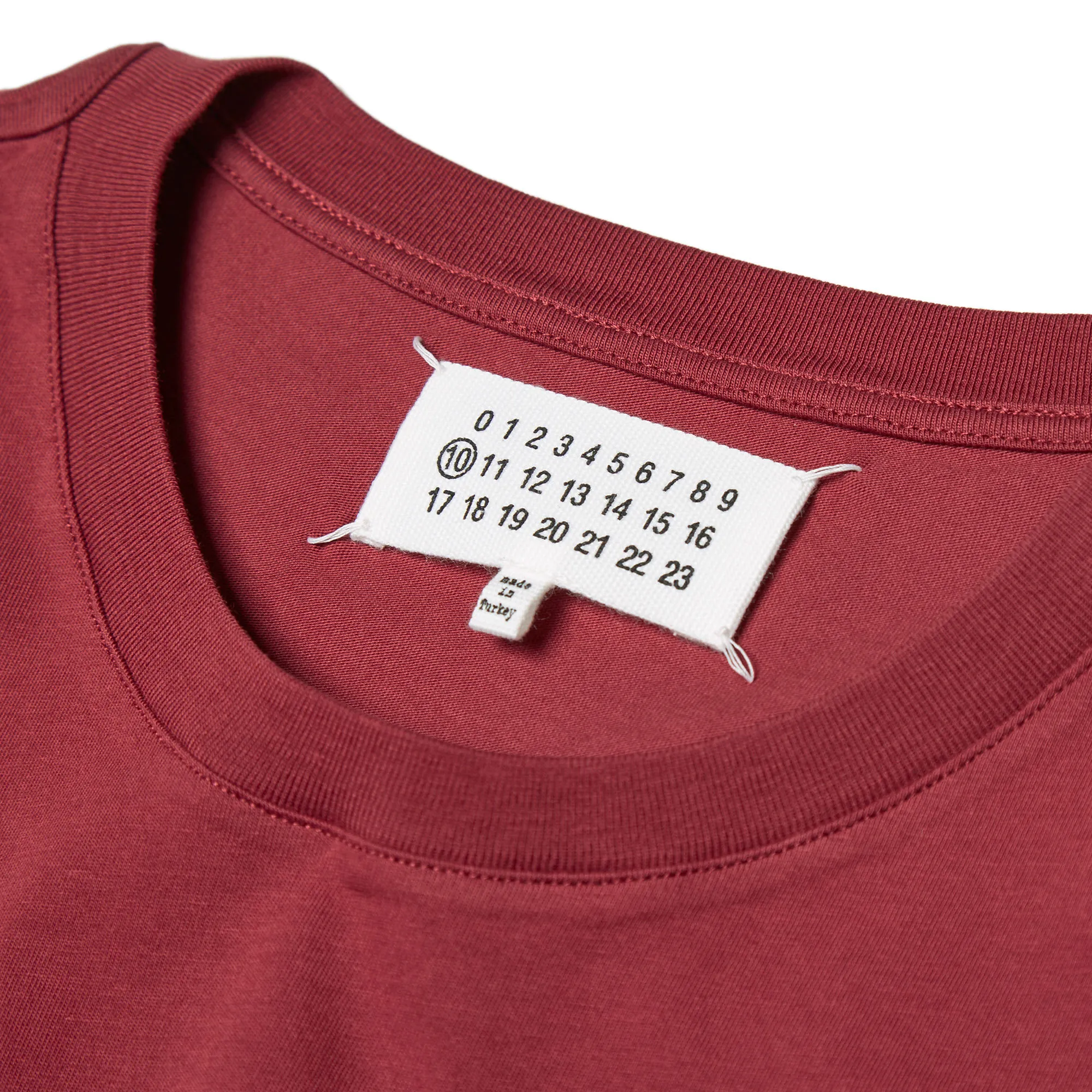 Maison Margiela 10 Compass TeeBordeaux