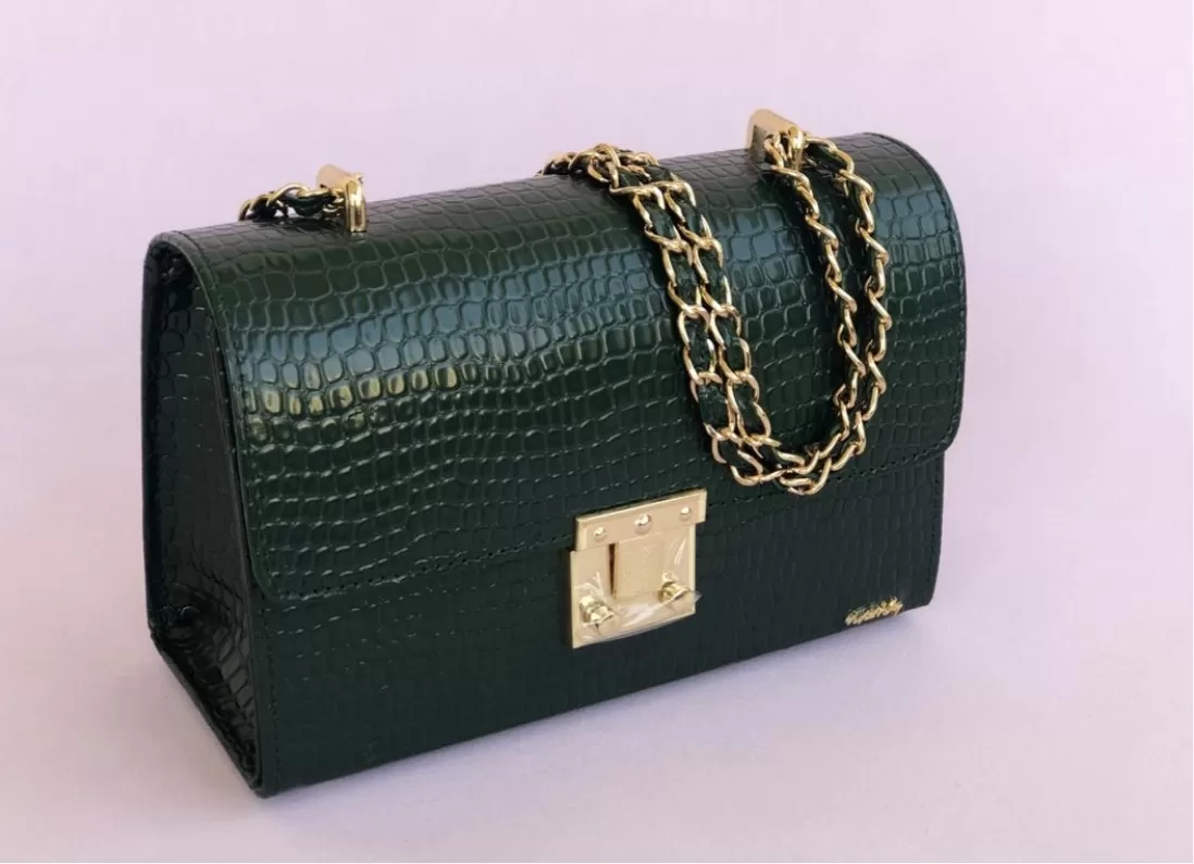 Mak Nisy Midi Handbag (Green)