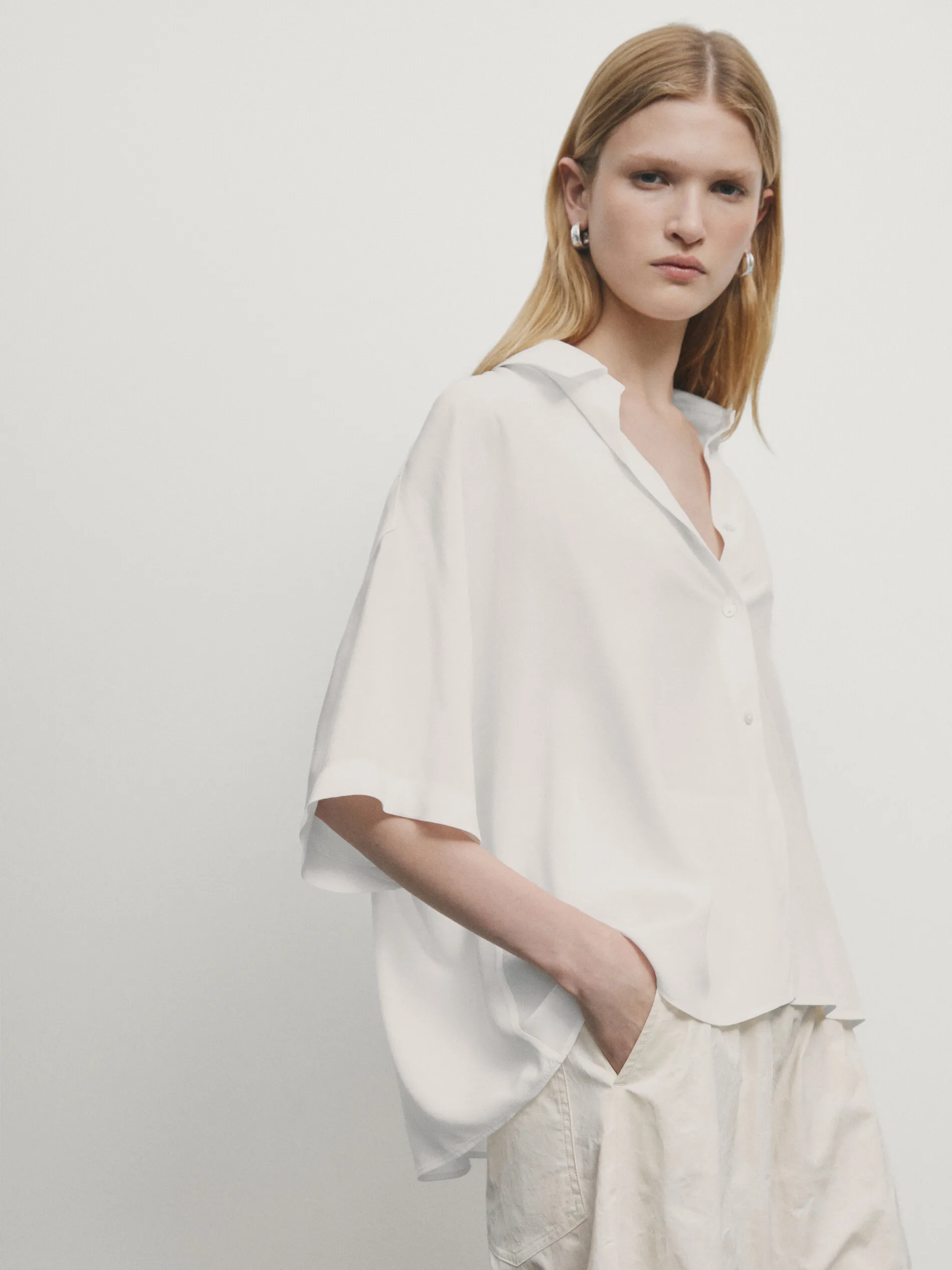 Massimo Dutti  |Casual Style Formal Style  Shirts & Blouses