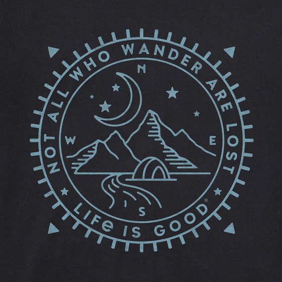 Men's Wander Compass Camp Short Sleeve  Tee