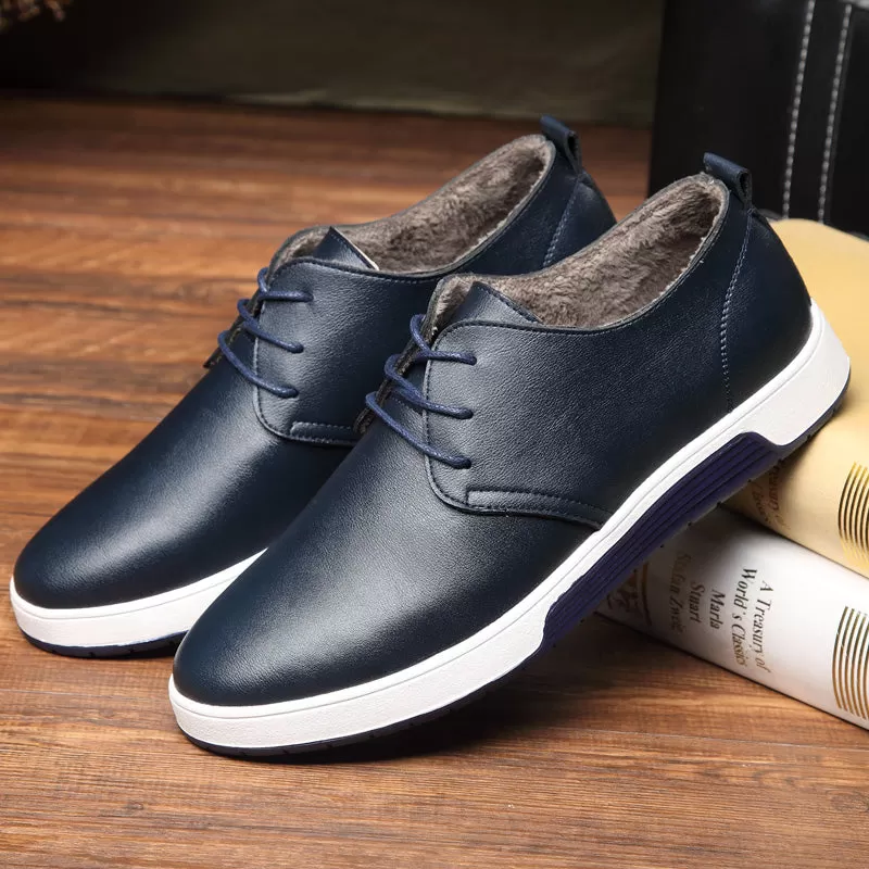 Men’s Fur Casual Oxford Shoes