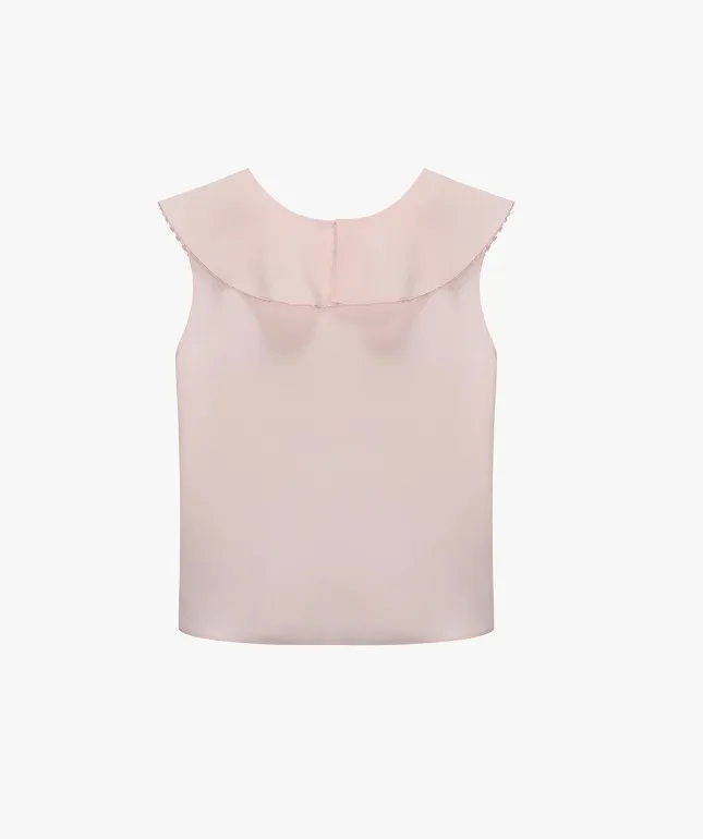 MICHAA  |Casual Style Sleeveless Street Style V-Neck Plain