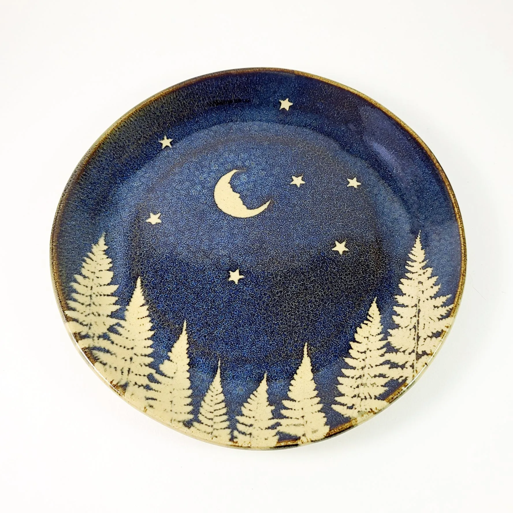 Moon and Stars Large Plate