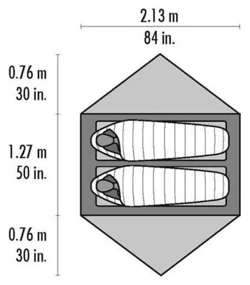 MSR Hubba Hubba NX Freestanding Tent Gray