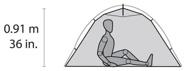 MSR Hubba NX Freestanding Tent Gray