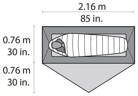 MSR Hubba NX Solo Green 1-Person Tent