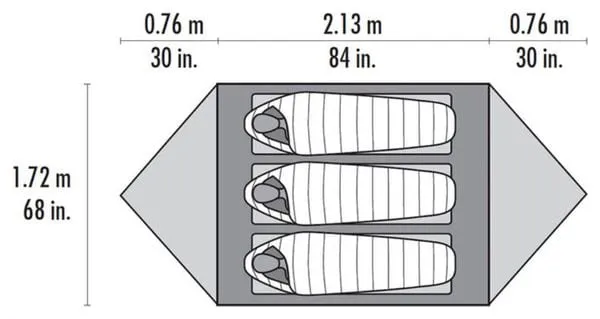 MSR Mutha Hubba NX Freestanding Tent Gray