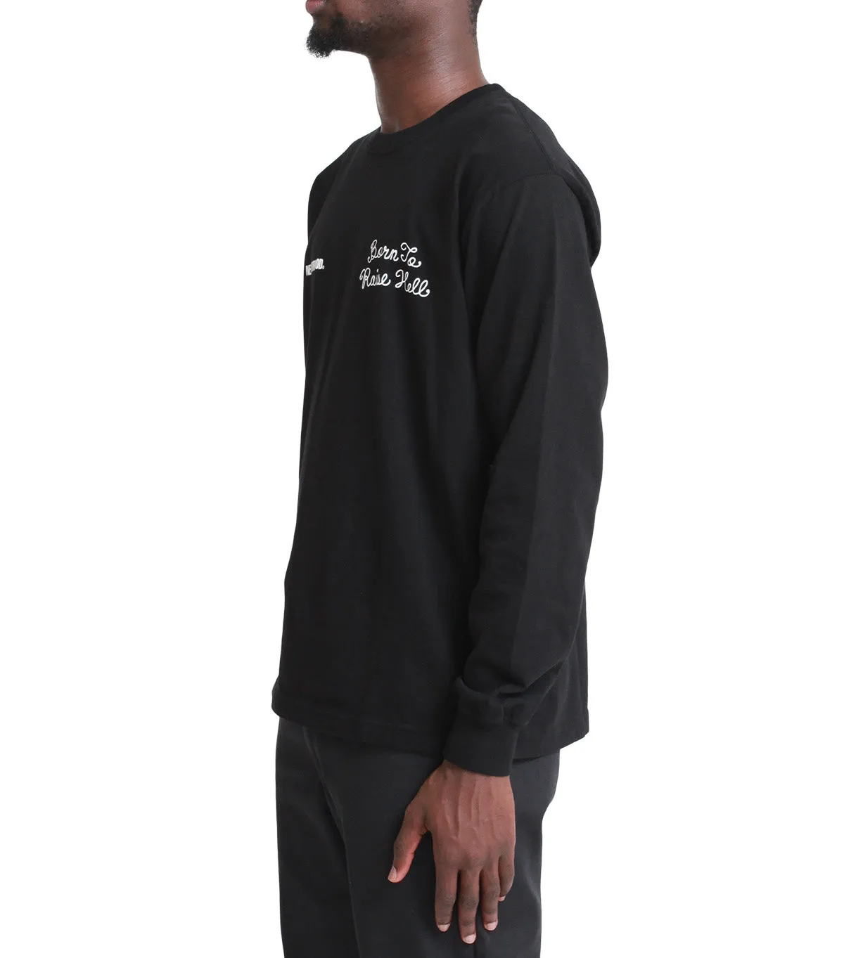 Neighborhood 9 Long Sleeve T-Shirt Black