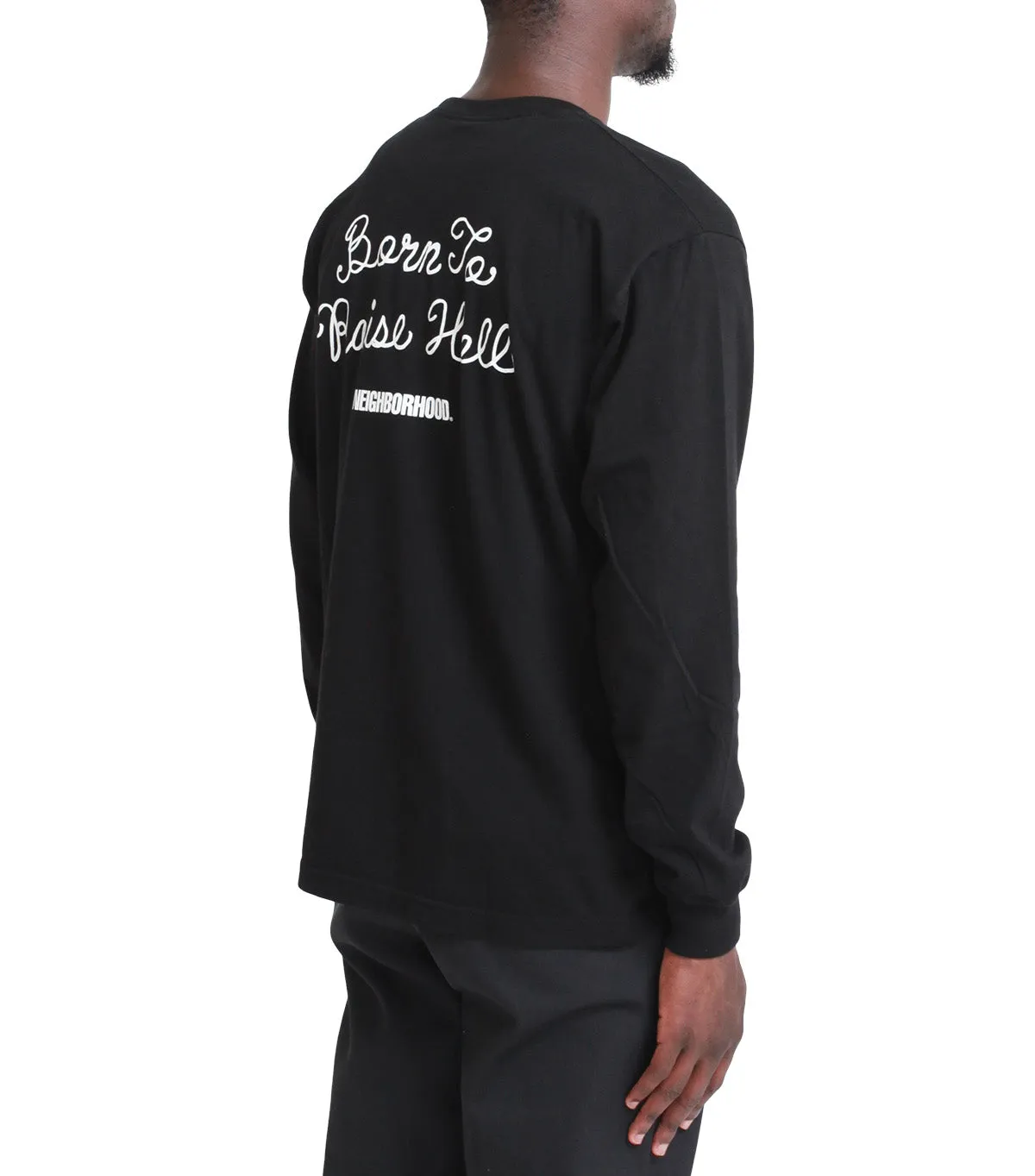 Neighborhood 9 Long Sleeve T-Shirt Black