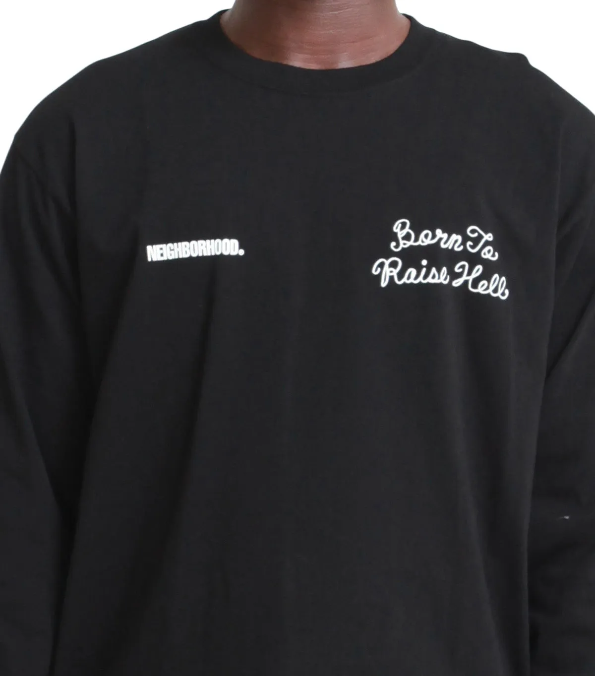 Neighborhood 9 Long Sleeve T-Shirt Black