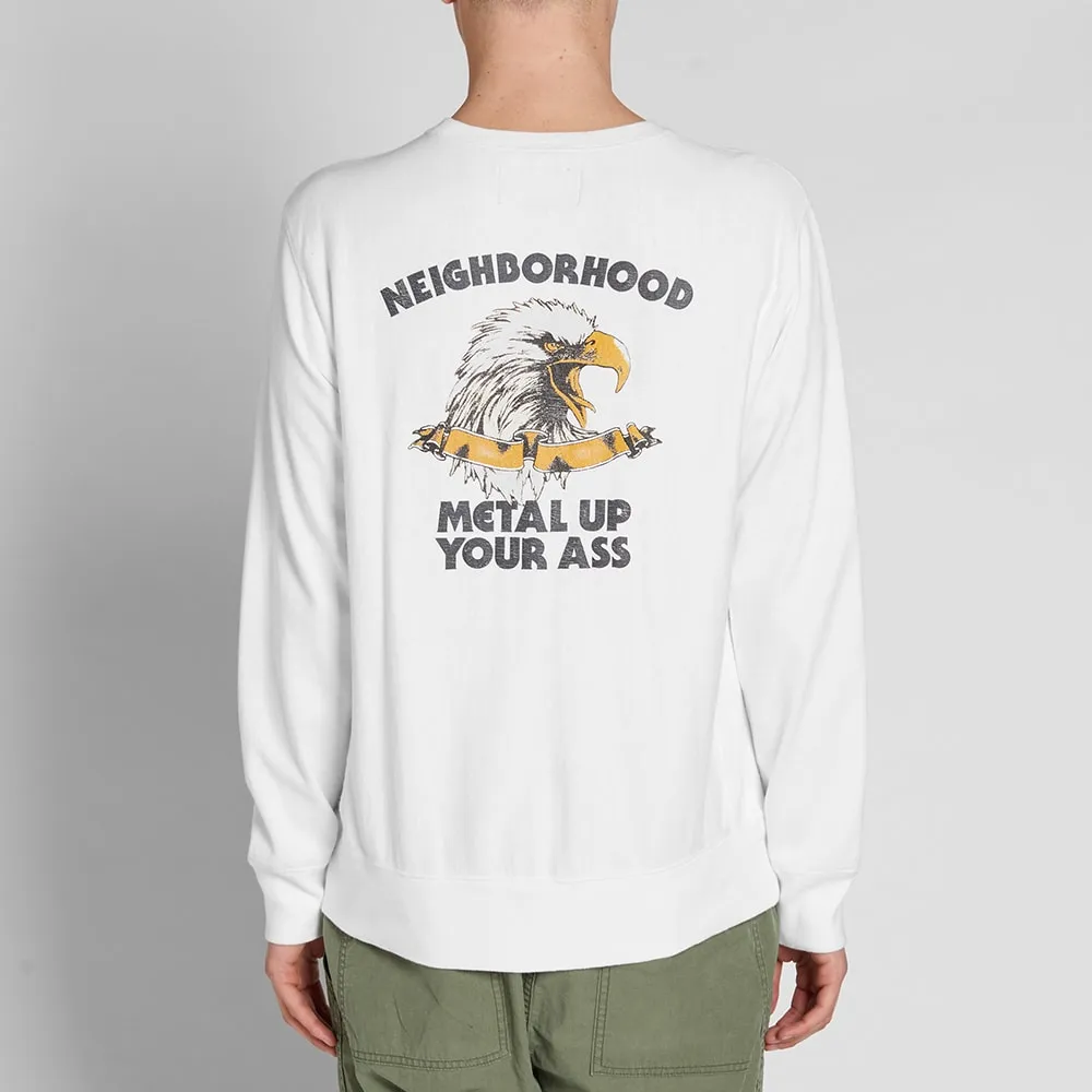 Neighborhood Metal Crew SweatWhite