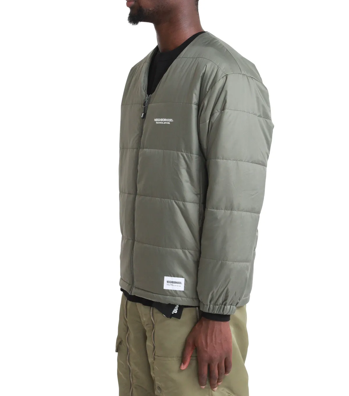 Neighborhood Puff Shirt Long Sleeve Olive