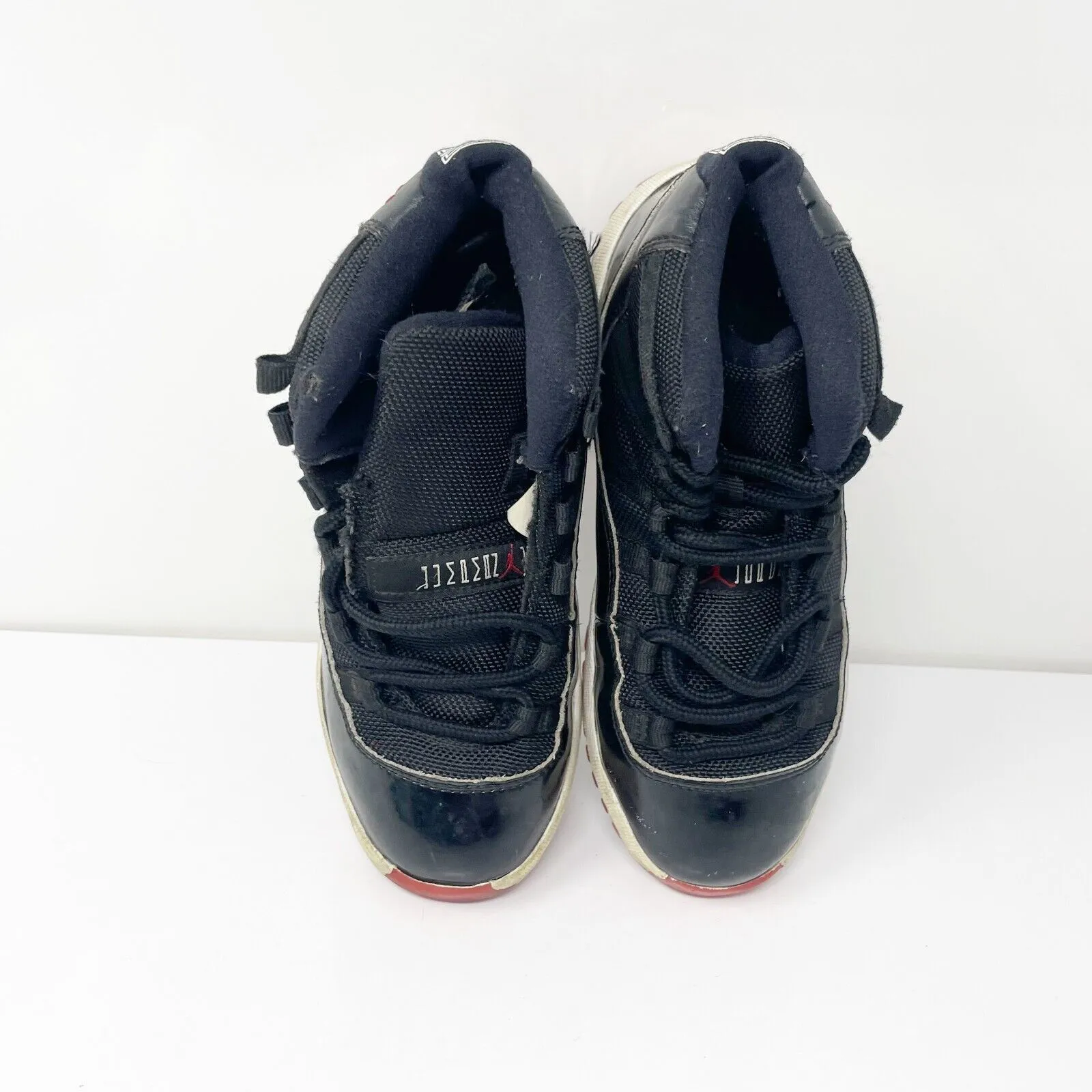 Nike Boys Air Jordan 11 378039-061 Black Basketball Shoes Sneakers Size 1Y