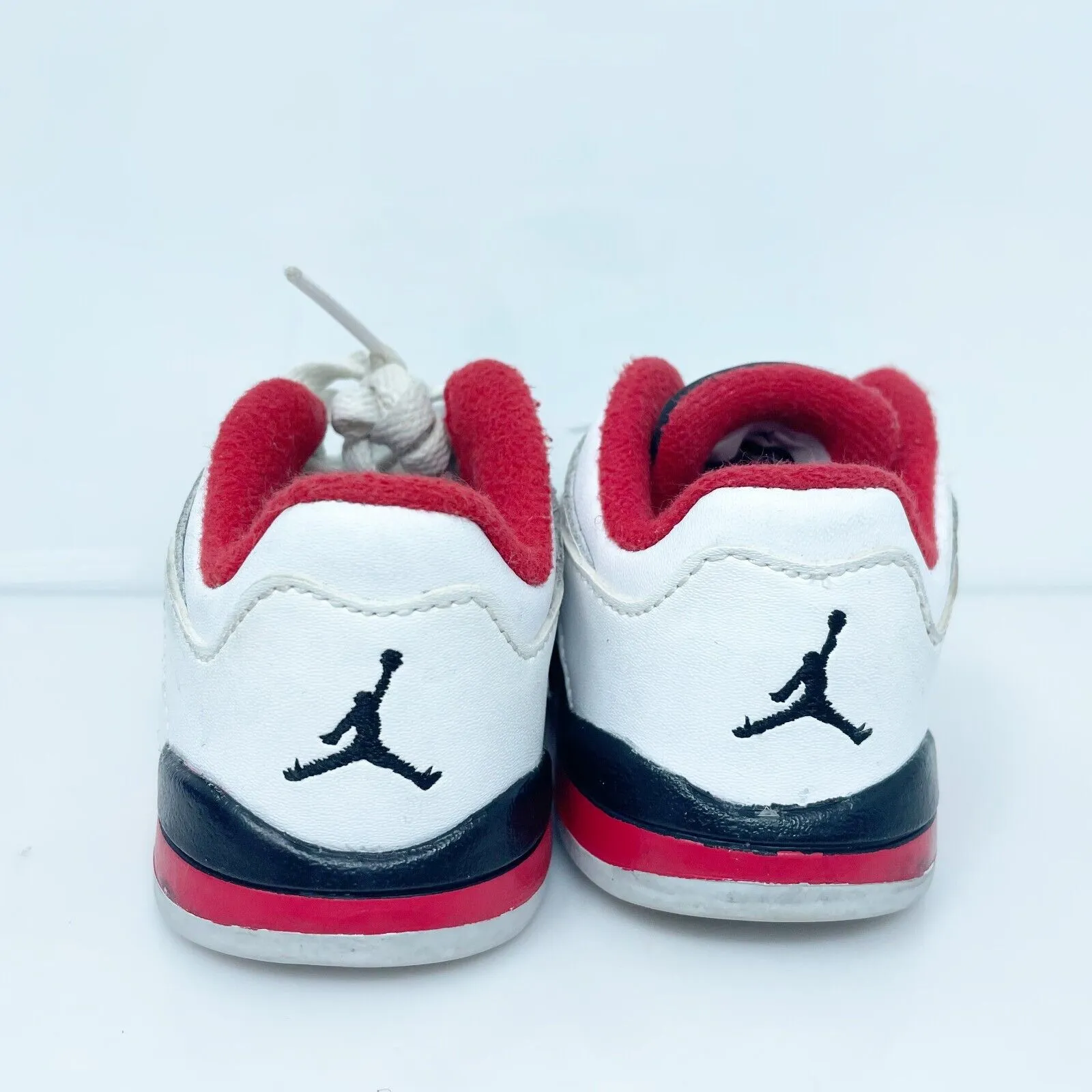 Nike Boys Air Jordan 5 314340-101 White Basketball Shoes Sneakers Size 5C