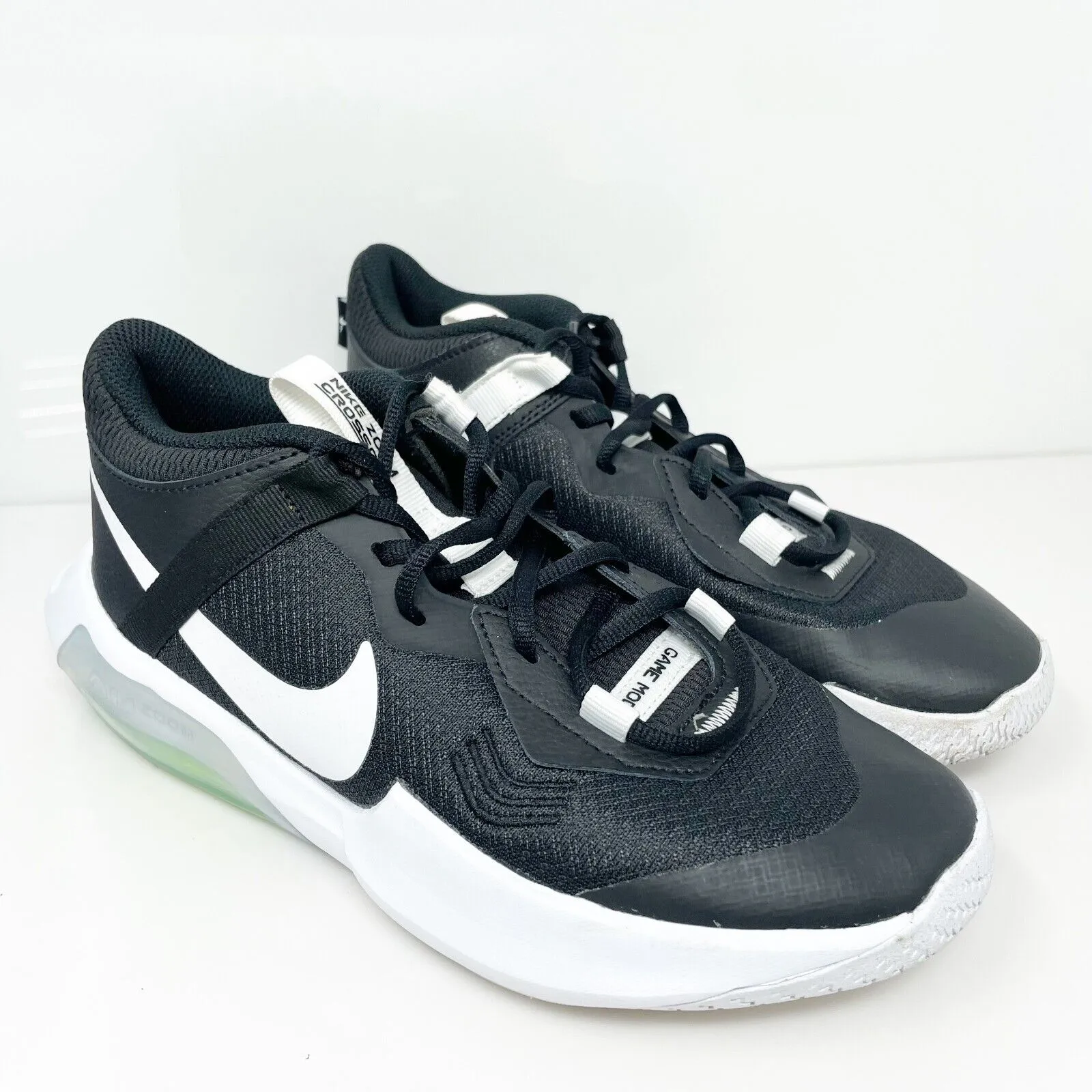 Nike Boys Air Zoom Crossover DC5216-005 Black Basketball Shoes Sneakers Sz 6Y