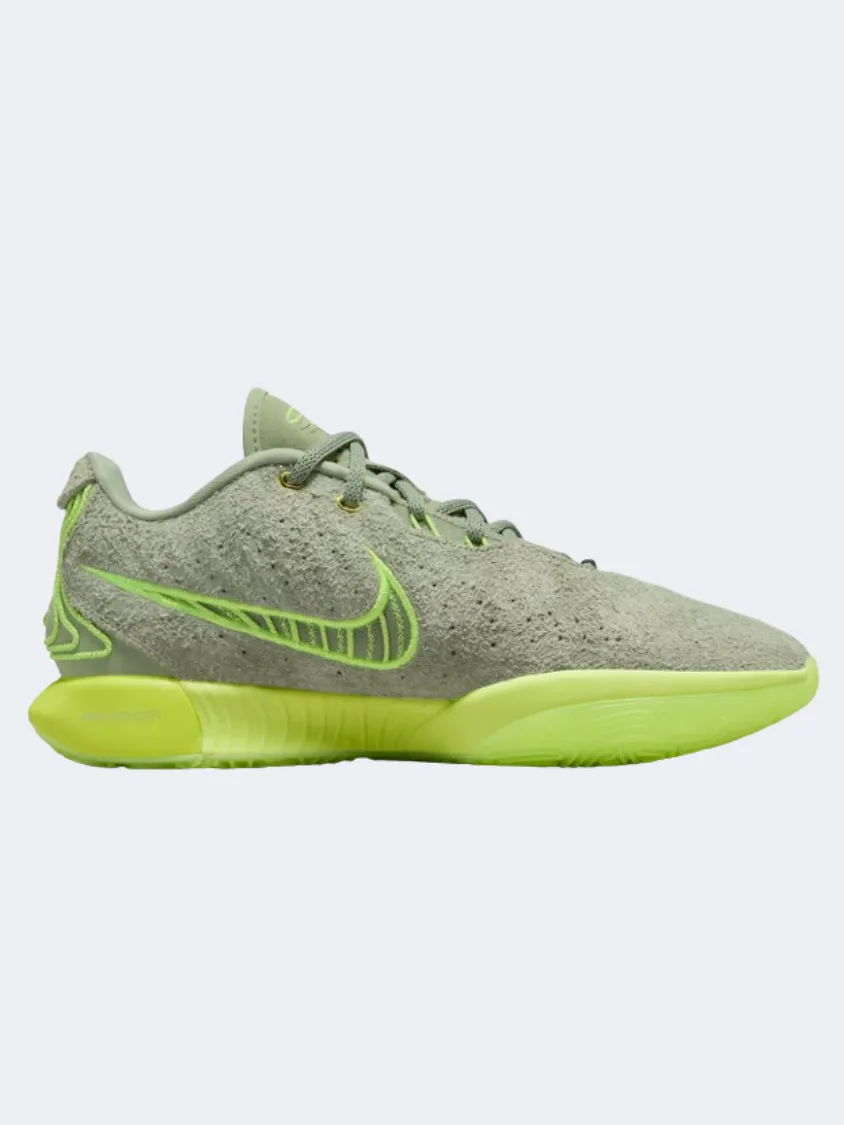 Nike Lebron Xxi Men Basketball Shoes Oil Green/Volt