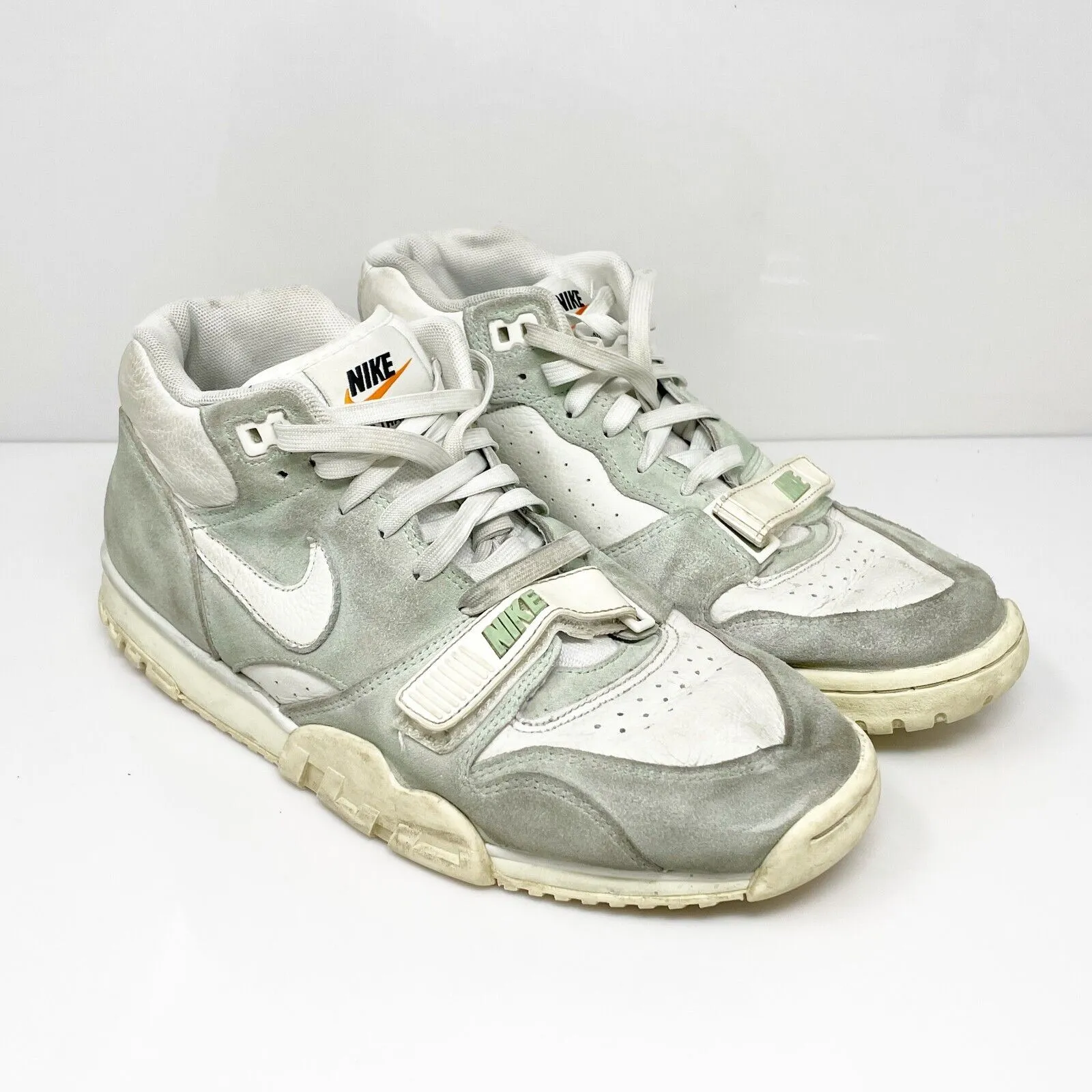 Nike Mens Air Trainer 1 DX4462-300 Green Basketball Shoes Sneakers Size 10