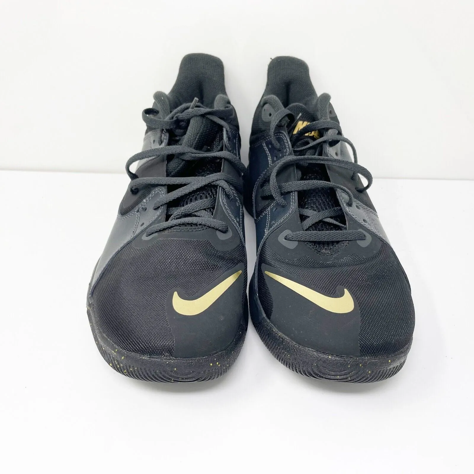 Nike Mens Fly By Mid CD0189-004 Black Basketball Shoes Sneakers Size 11