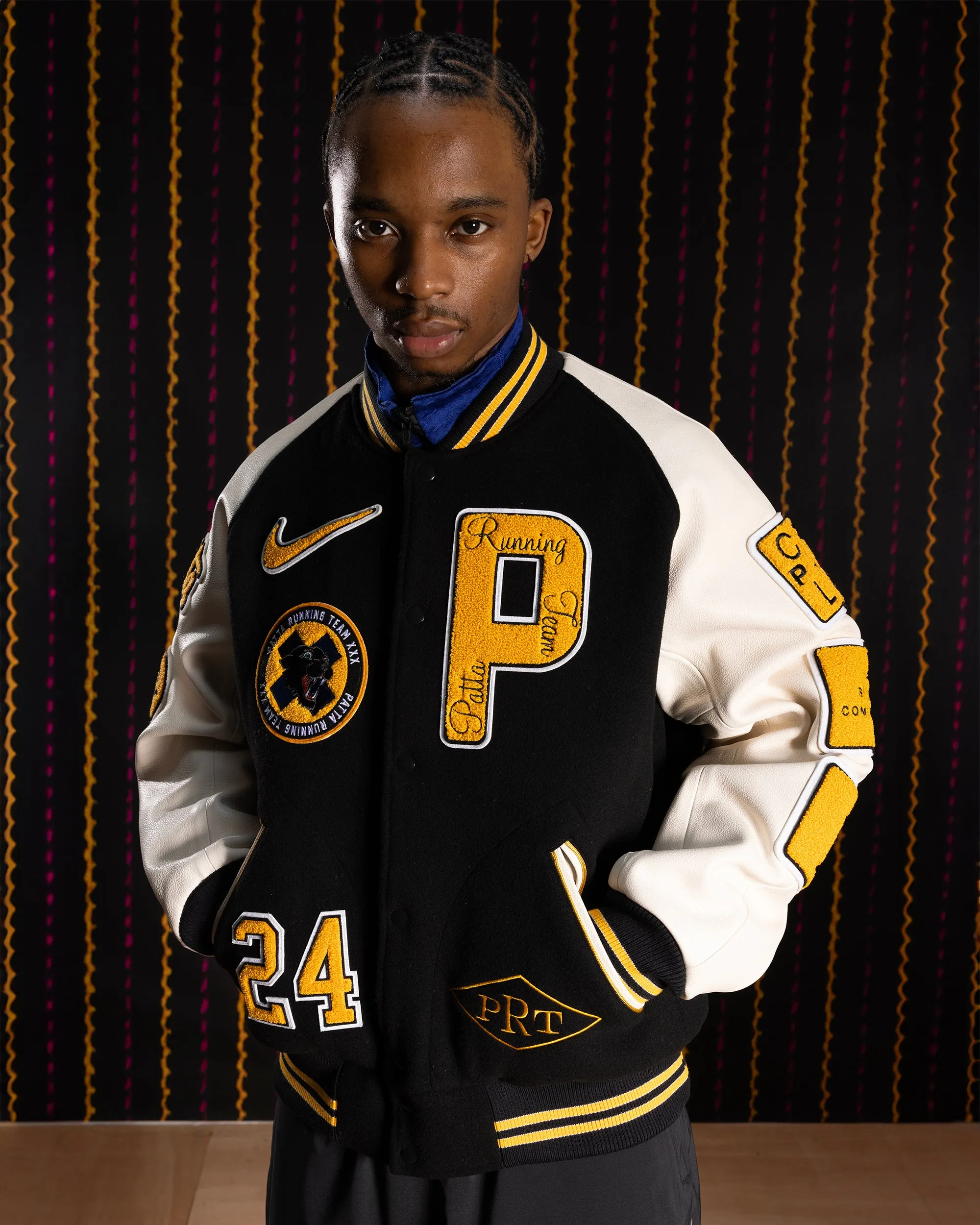 Nike x Patta Running Team Varsity Jacket