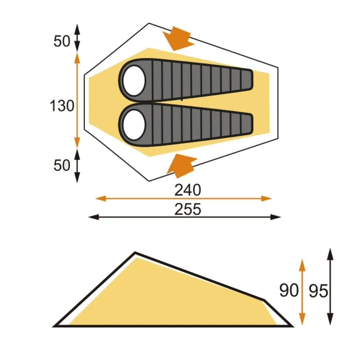 OEX Phoxx IIv 2 Person Tent - Olive | George Fisher